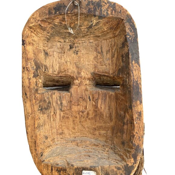 Dan Tribal Wooden Mask Wall Art Natural Fiber Guere Tribe  mask Ivory Coast 1950 - Picture 13 of 16